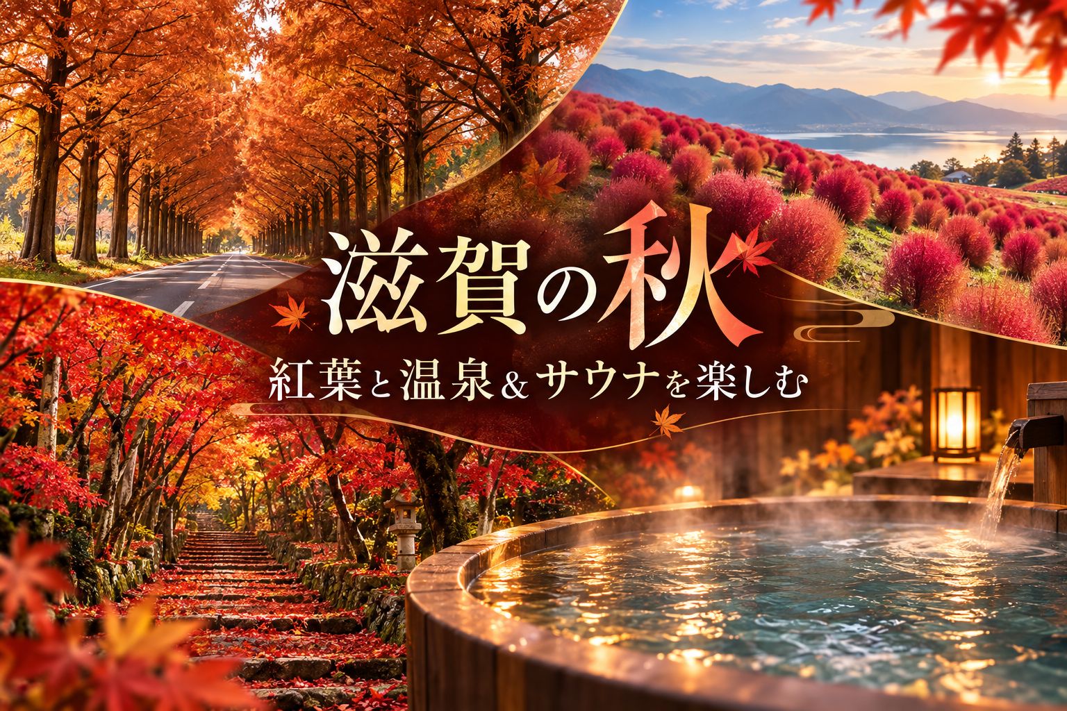 滋賀の秋｜温泉＆サウナ付き宿4選